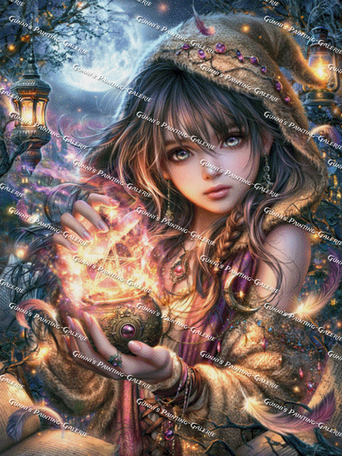 Die Zauberin der Sternennacht by Sweet_Loco_AI 90x120 275 Farben
