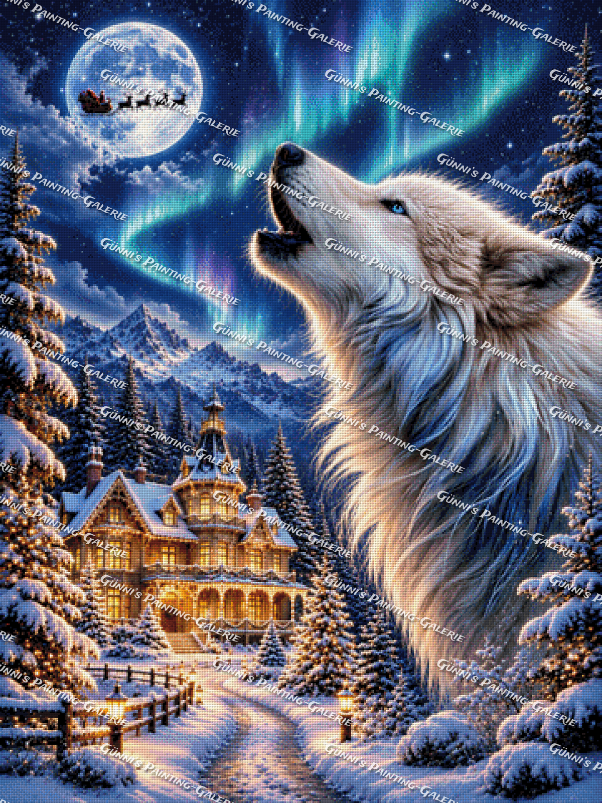 Magie einer Winternacht by Andy‘s_AI_Art 90x120 225 Farben