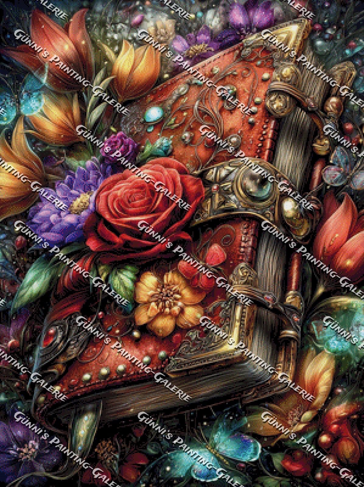 Geschichten aus Blüten und Zeit by Sweet_Loco_AI 75x100 295 Farben