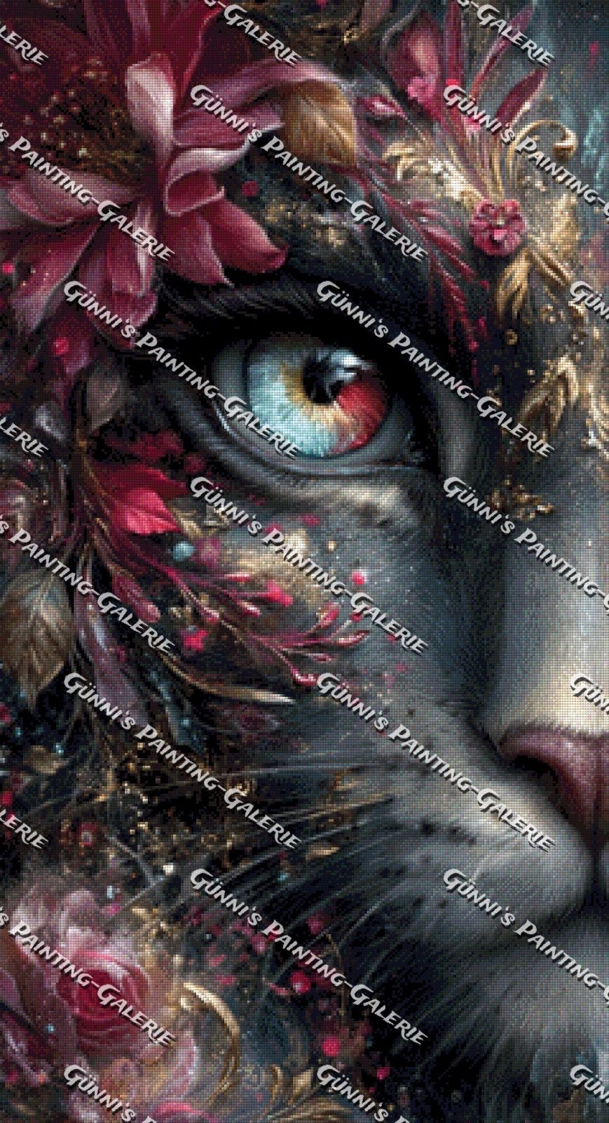 Ein Herz aus Blüten by Elly_A.I. 60x110 210 Farben
