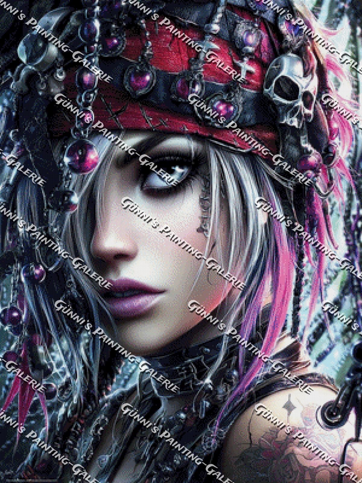Verfluchte Schönheit by illumaris KI_Art 75x100 215 Farben