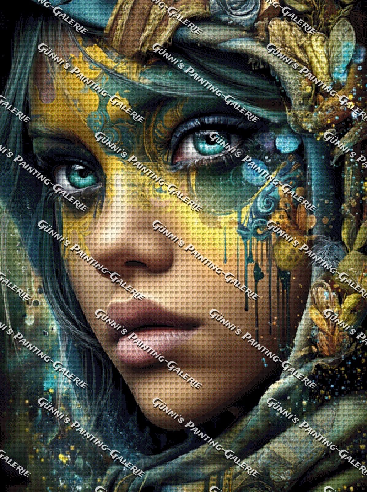 Die Farbe der Verletzlichkeit by Sweet_Loco_AI 75x100 240 Farben