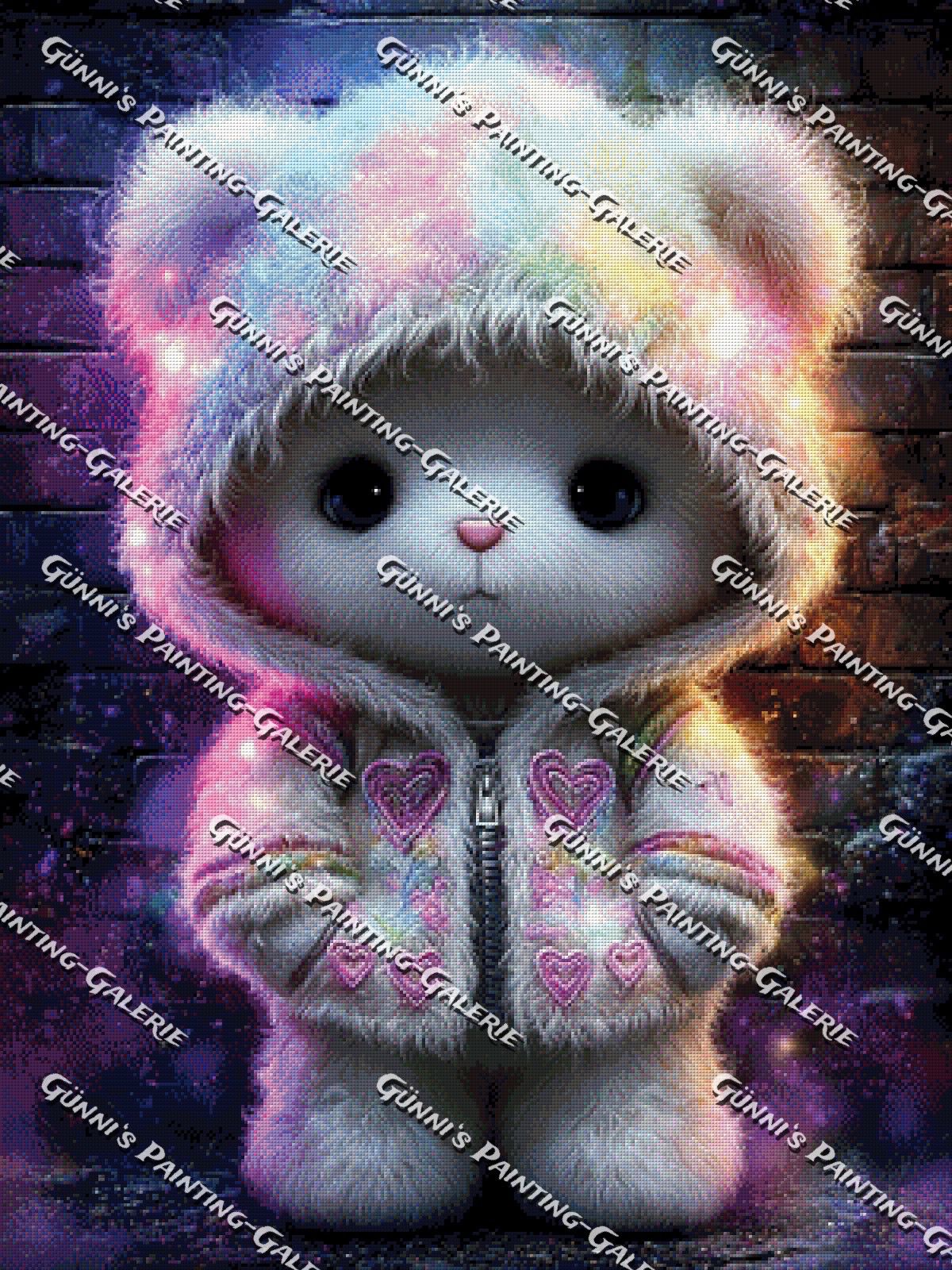 Herzpfötchen II by illumaris KI_Art 75x100 235 Farben
