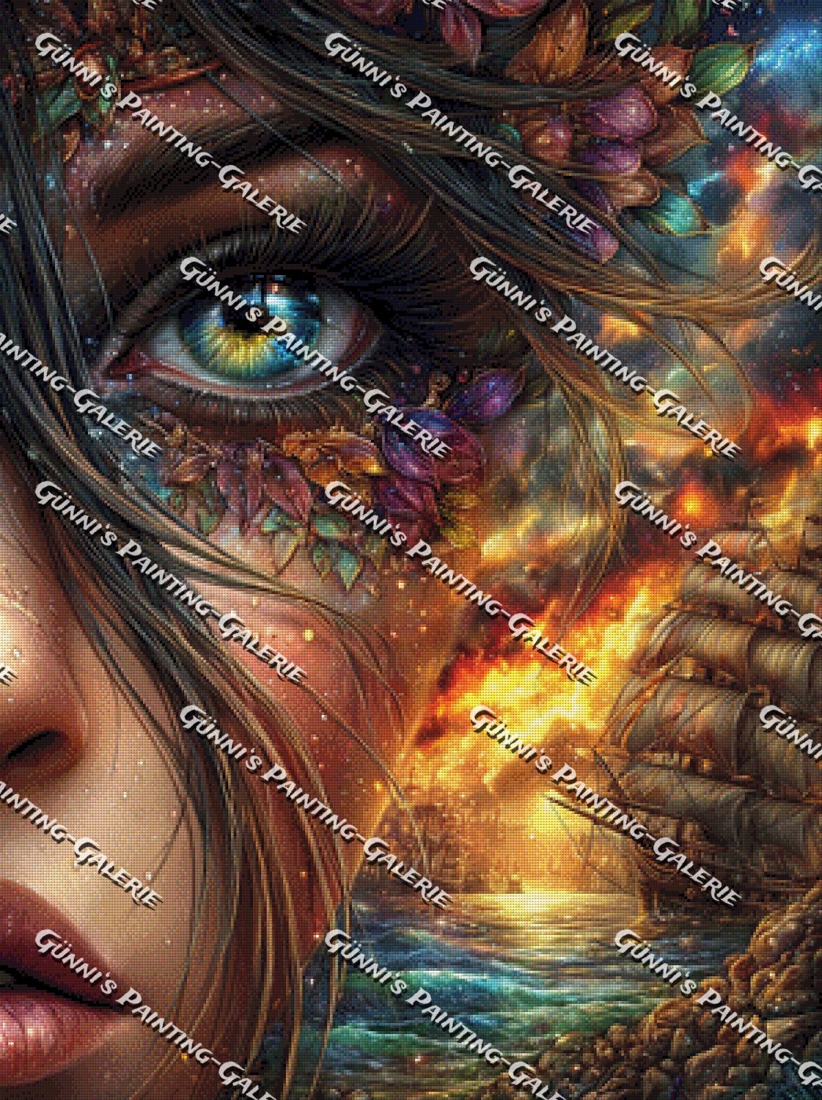 Das Auge des Ozeans by Sweet_Loco_AI 75x100 285 Farben