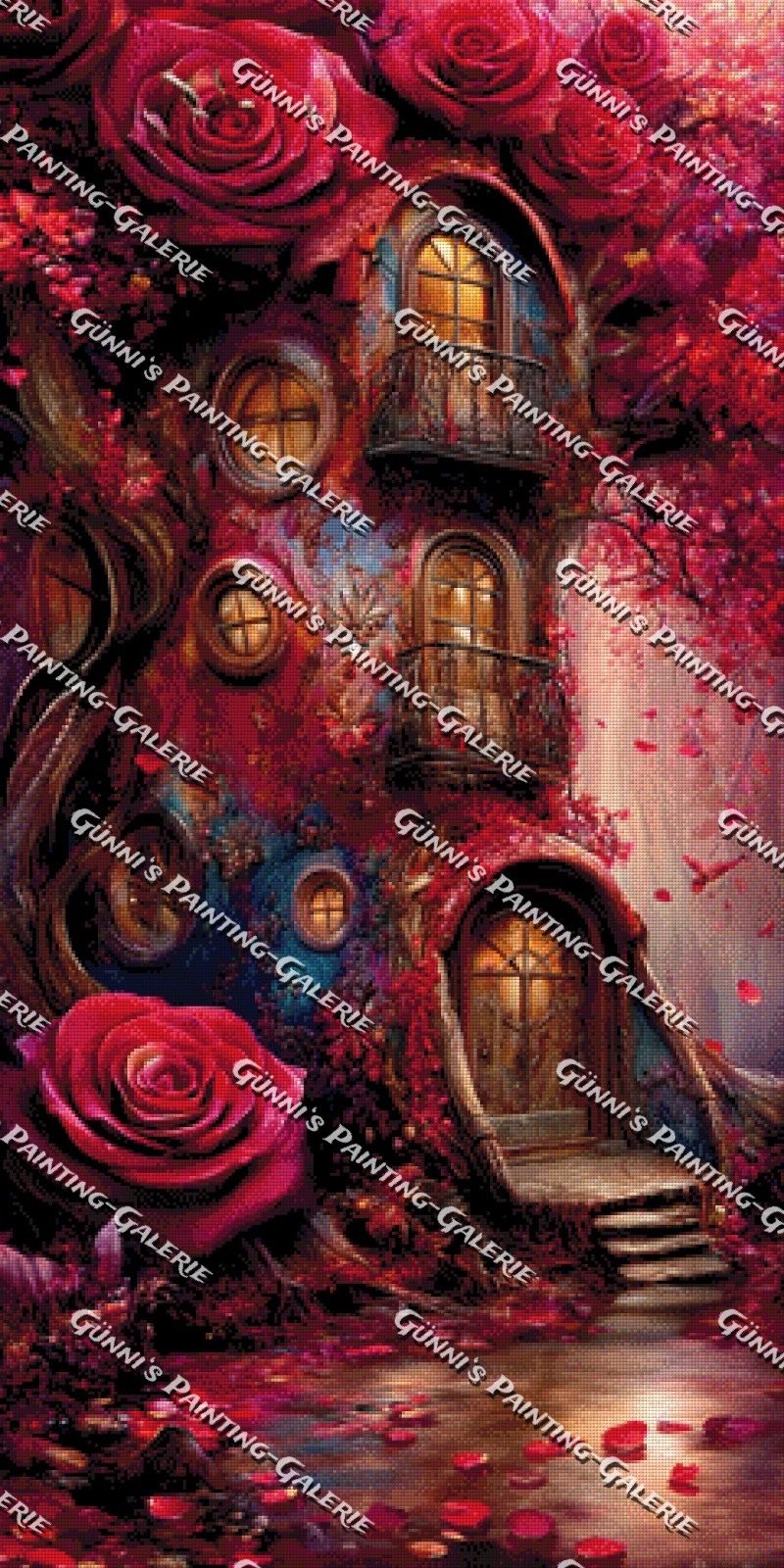 Das Haus der ewigen Rosen by Elly_A.I. 60x120 250 Farben