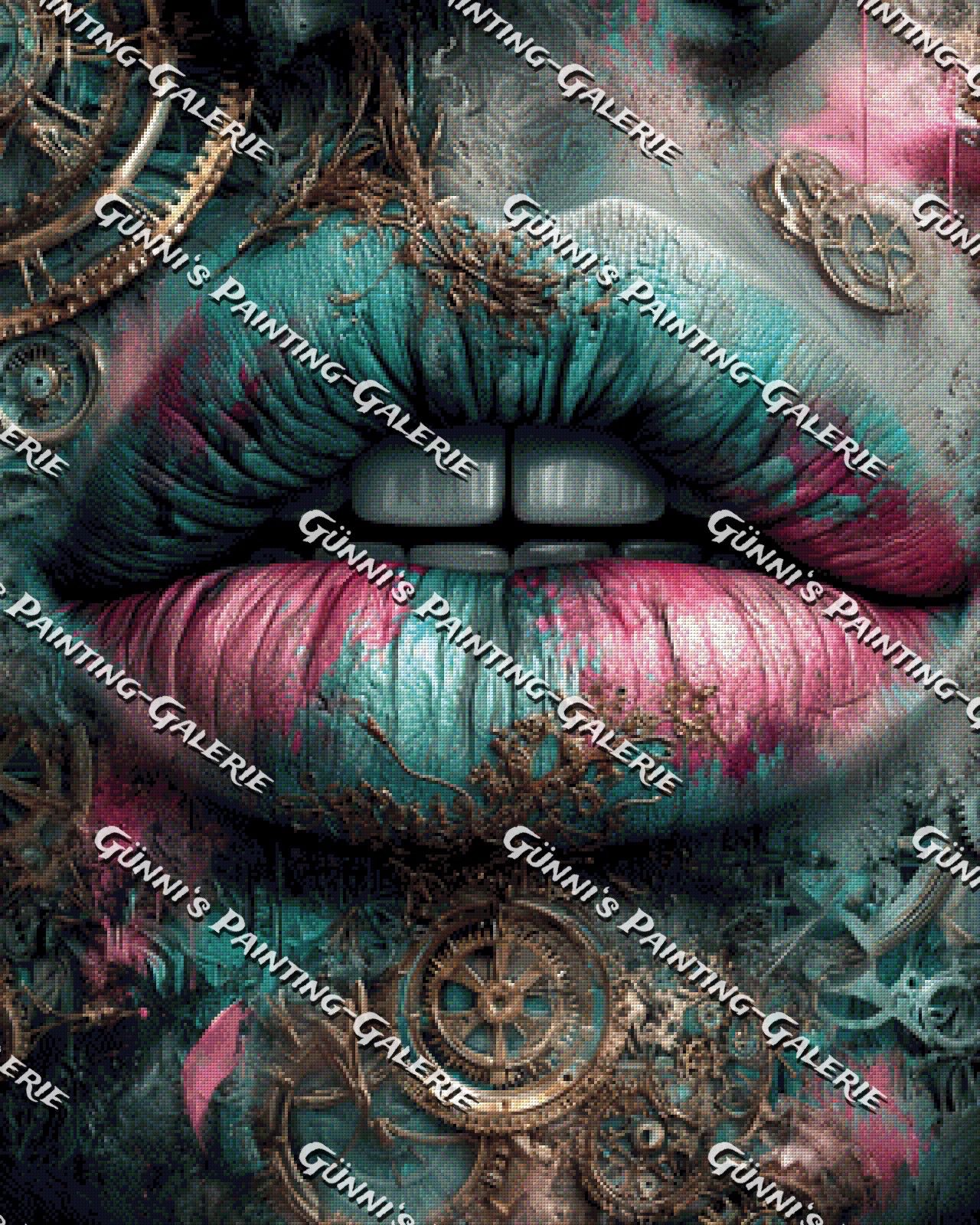 Steamkiss by Elly_A.I. 80x100 230 Farben