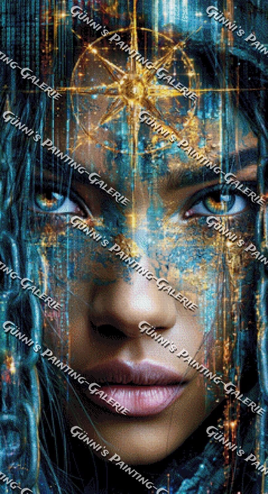 Galaxienblick by Elly_A.I. 60x110 285 Farben