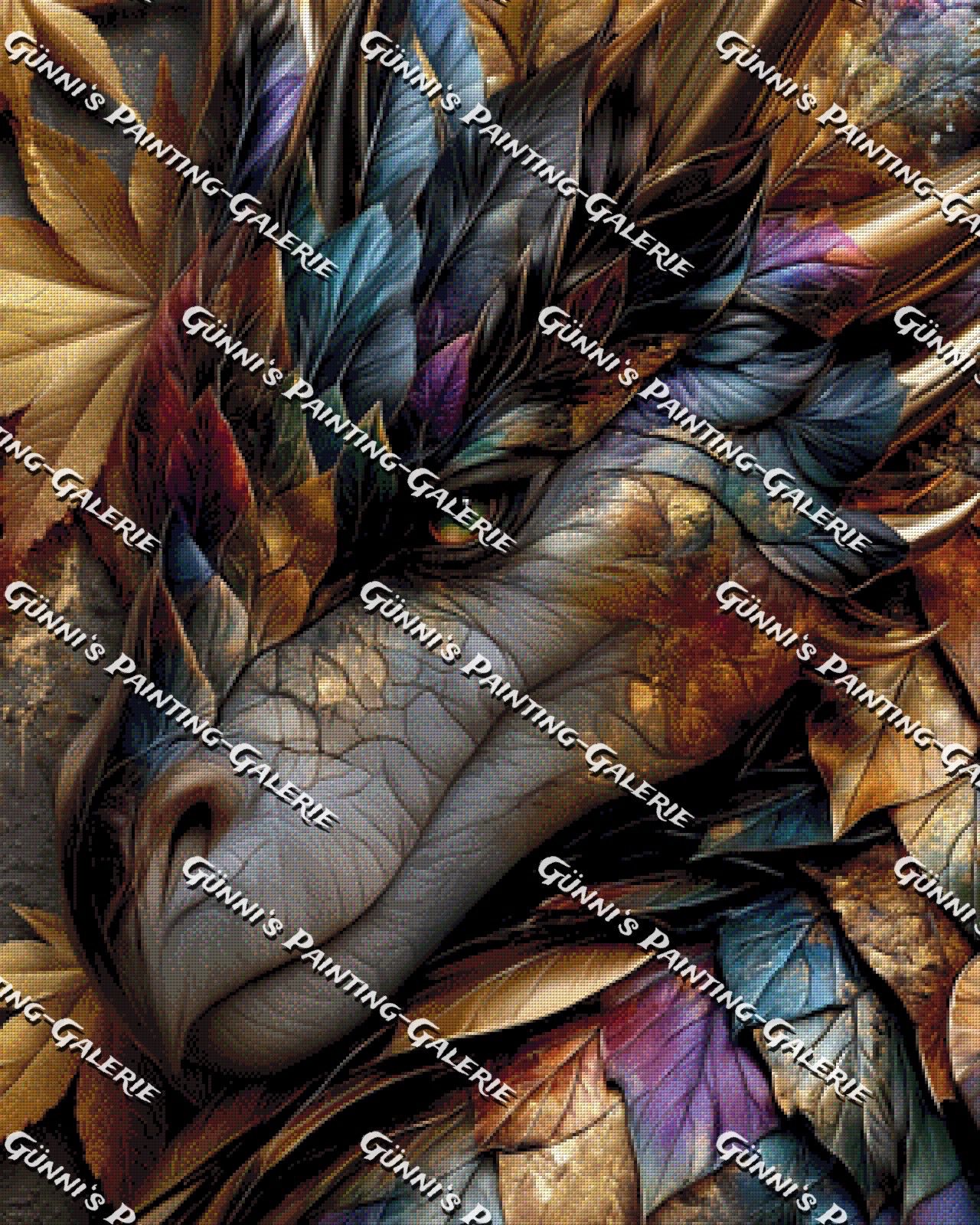 Die Seele des Waldes by QN 80x100 240 Farben