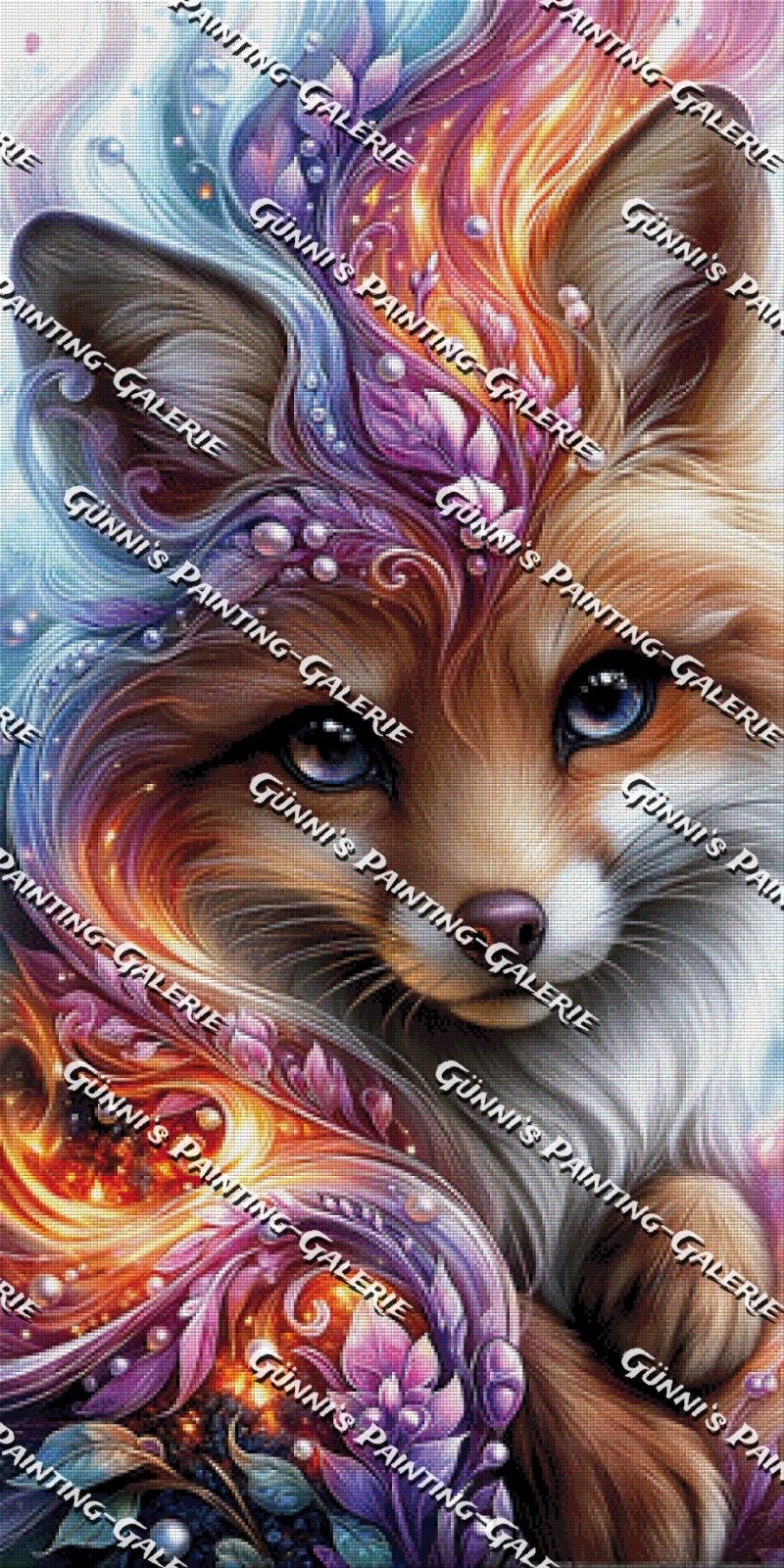 Der Sternenfuchs by illumaris KI_Art 60x120 280 Farben