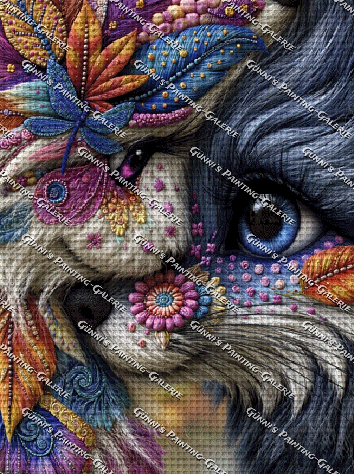 Seelenwolf by QN 75x100 290 Farben