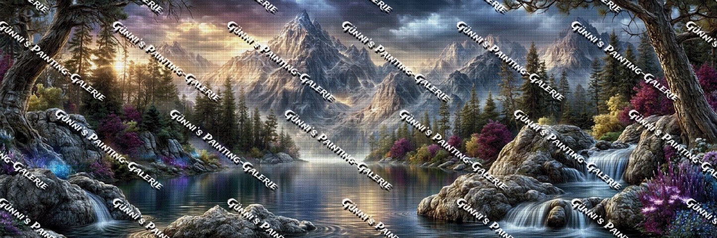 Das Herz der Berge by illumaris KI_Art 300x100 260 Farben