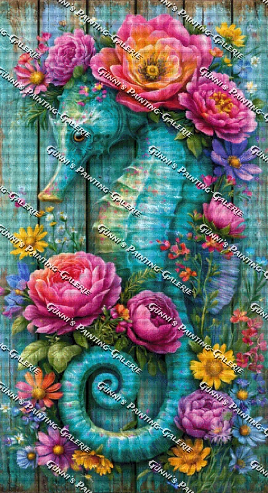 Sommergarten am Meer by Elly_A.I. 60x110 280 Farben