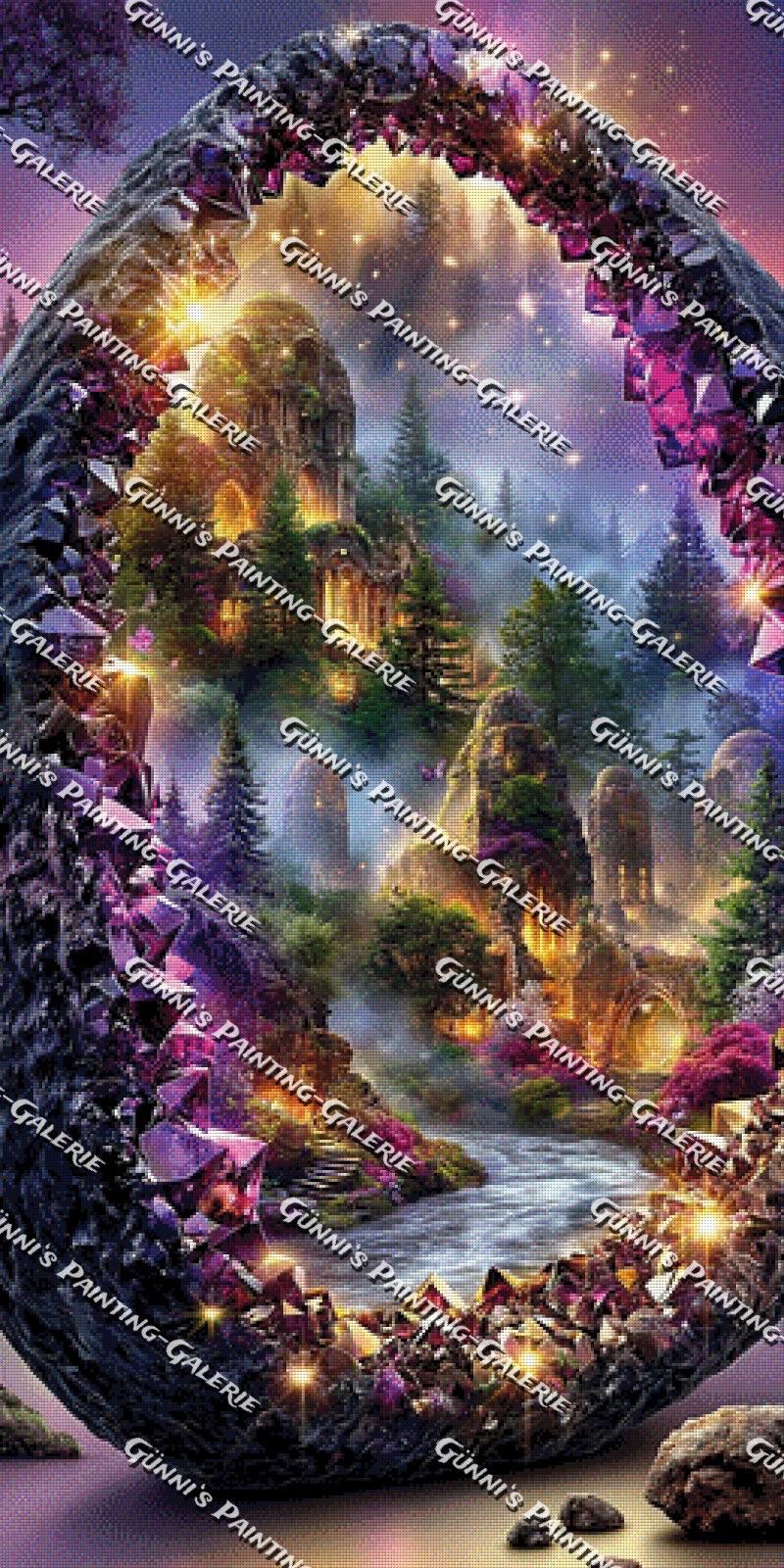Reich der Kristallträume by illumaris KI_Art 65x130 320 Farben