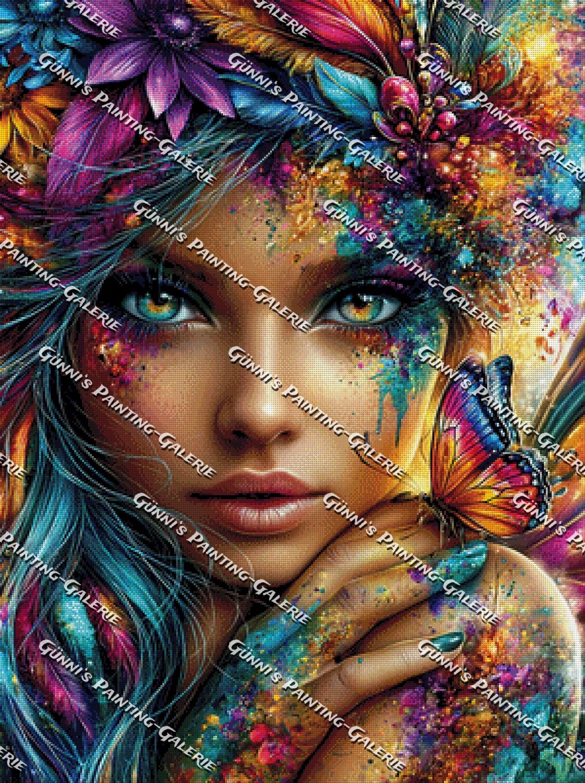 Die Königin der Farben by Andy‘s_AI_Art 75x100 300 Farben