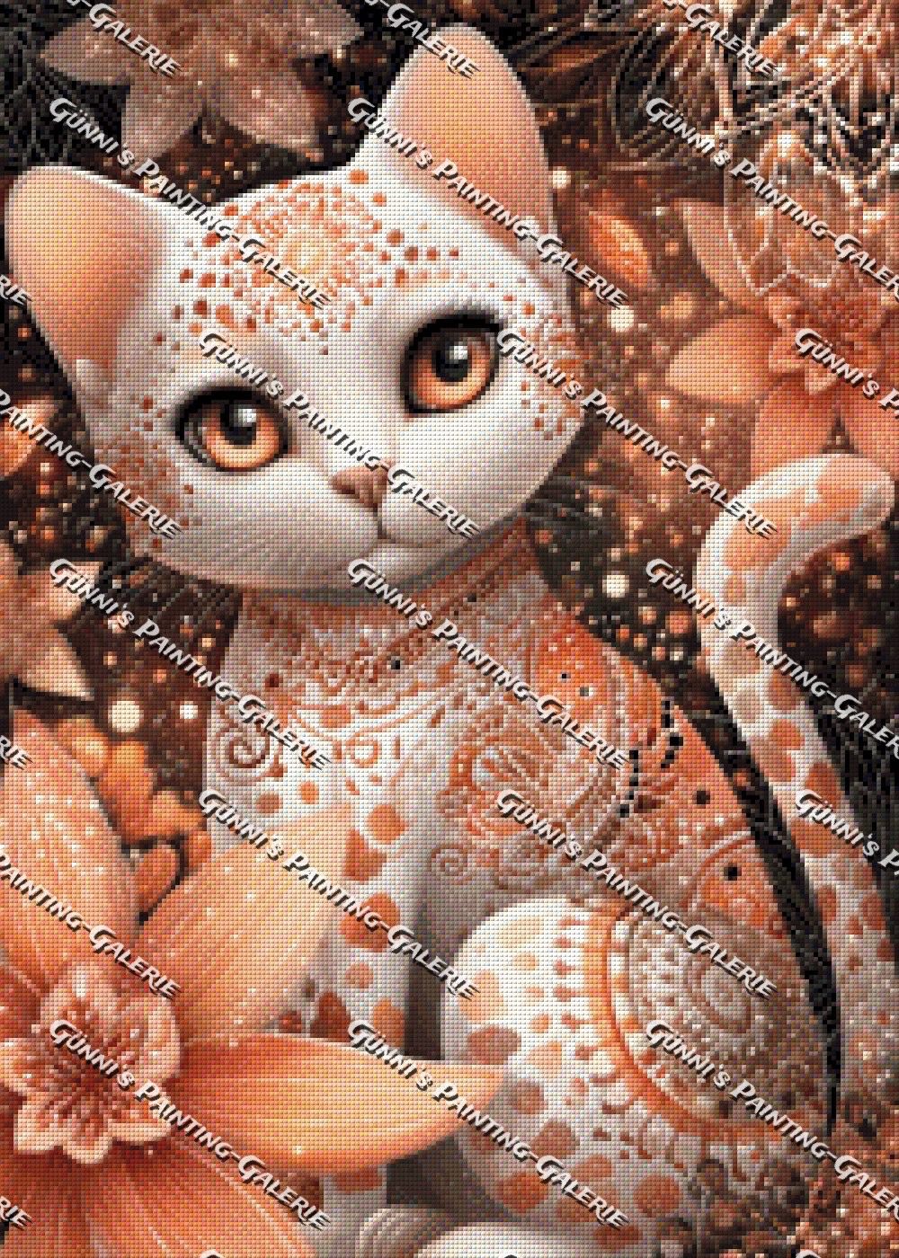 Die Sternenkatze by Elly_A.I. 50x70 120 Farben
