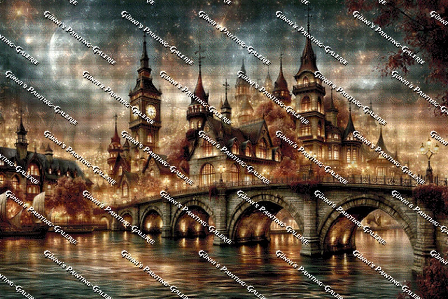 Die Stadt der tausend Lichter by QN 120x80 160 Farben