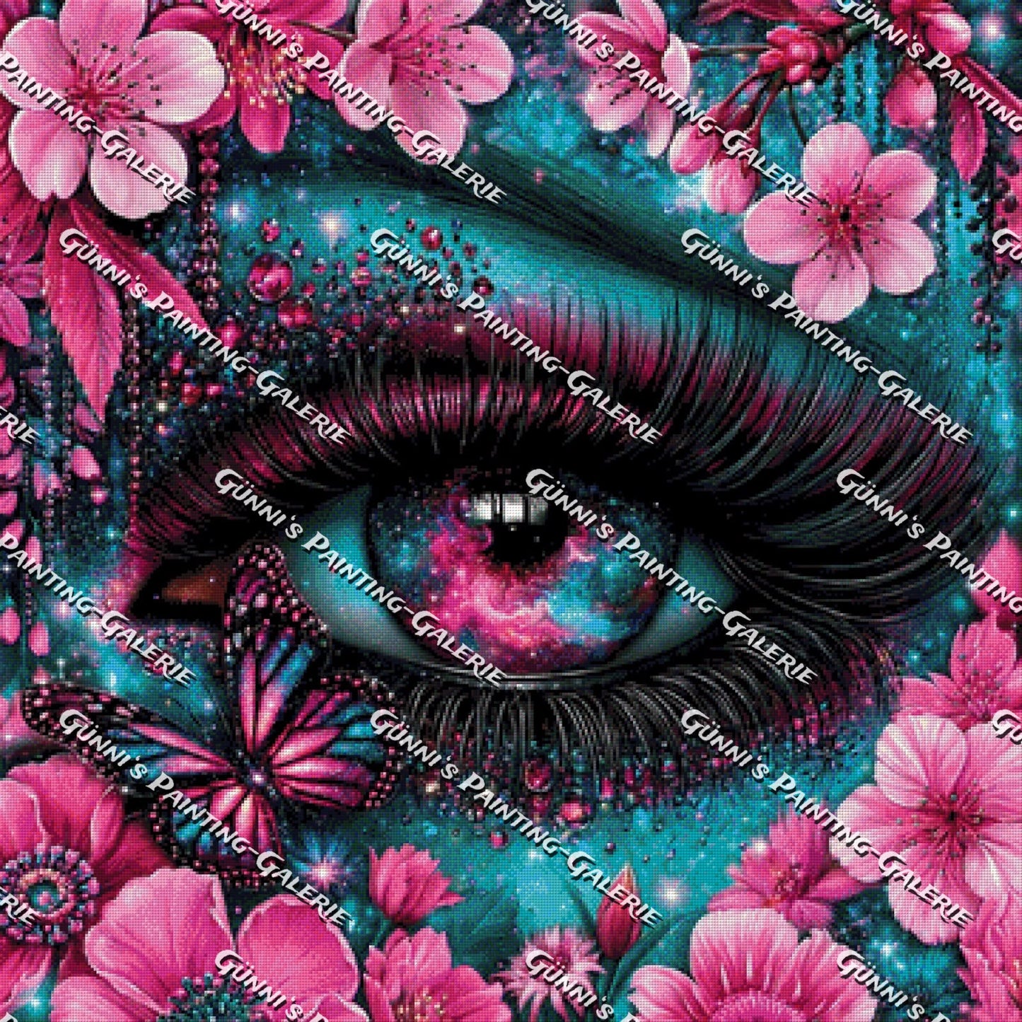 Auge der Blütenmagie II by Andy‘s_AI_Art 90x90 230 Farben