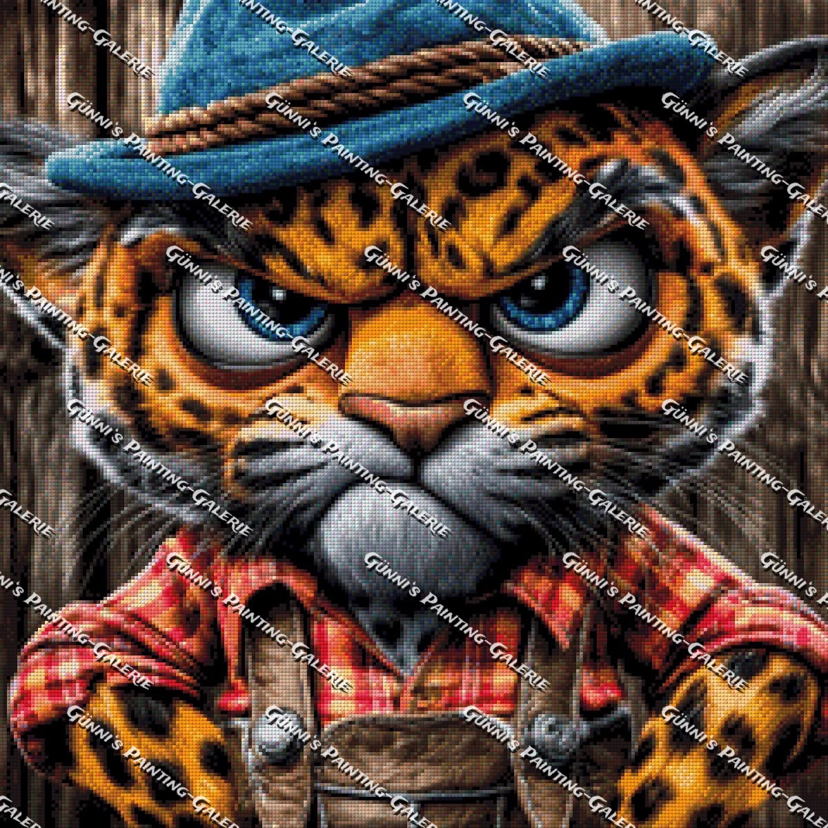 Sheriff Knurrbart by QN 60x60 90 Farben
