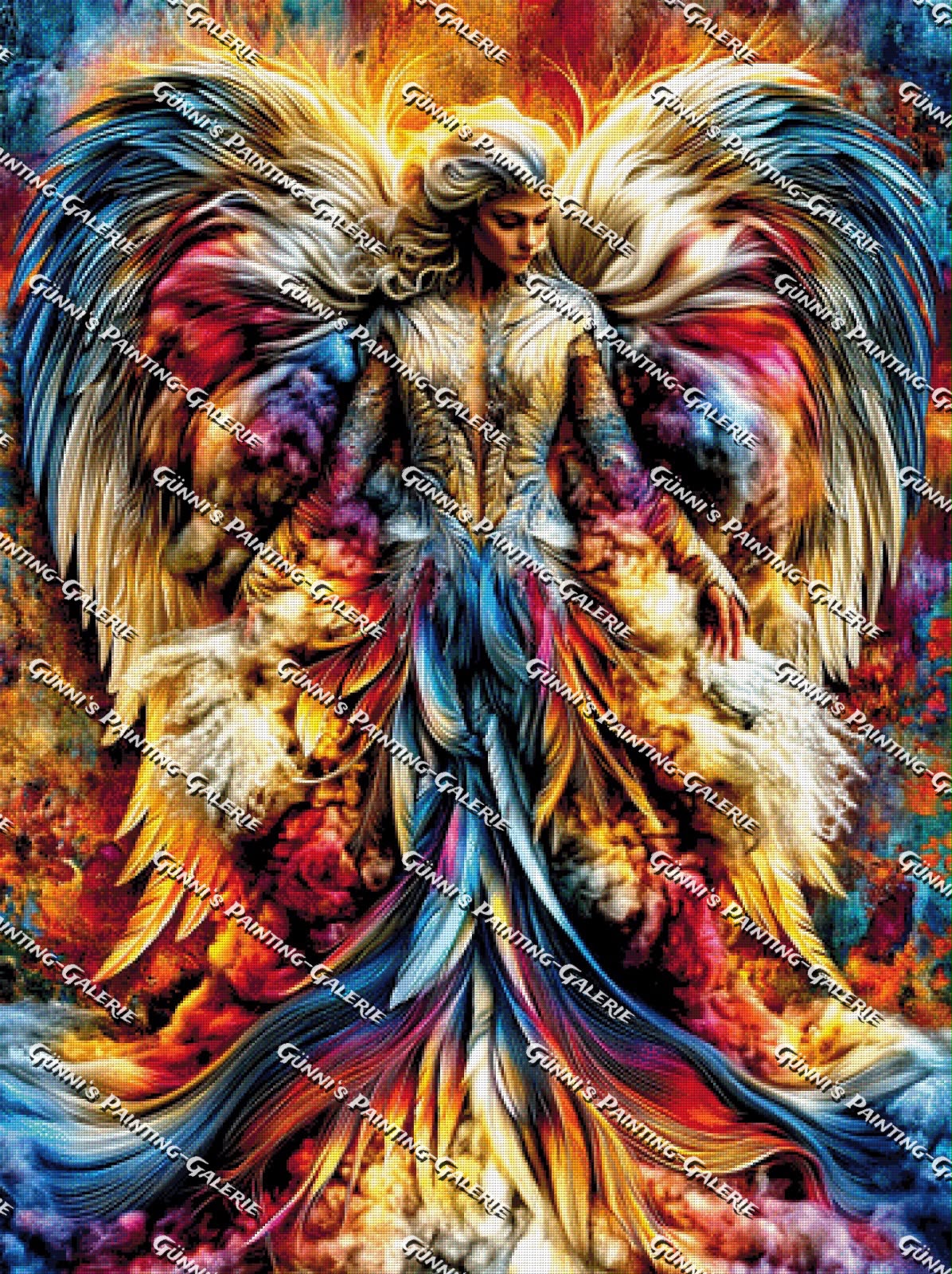 Der Engel des Lichts by QN 90x120 320 Farben