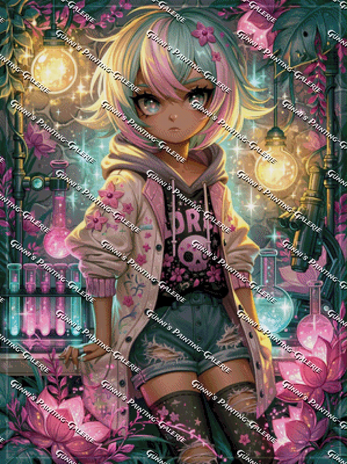 Das Labor der Träume by Sweet_Loco_AI 75x100 260 Farben