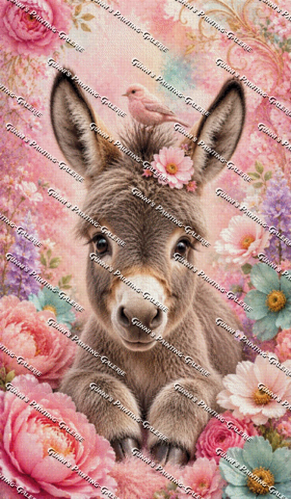 Freundschaft im Blütengarten by Biggilee_Art 70x120 260 Farben