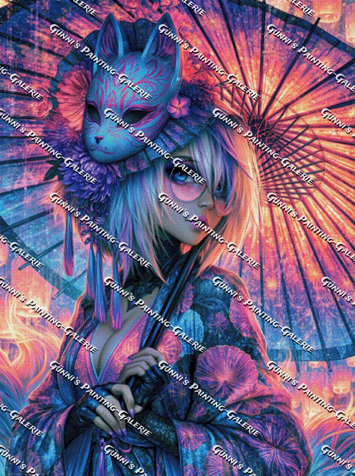 Die Fuchspriesterin by Sweet_Loco_AI 90x120 210 Farben