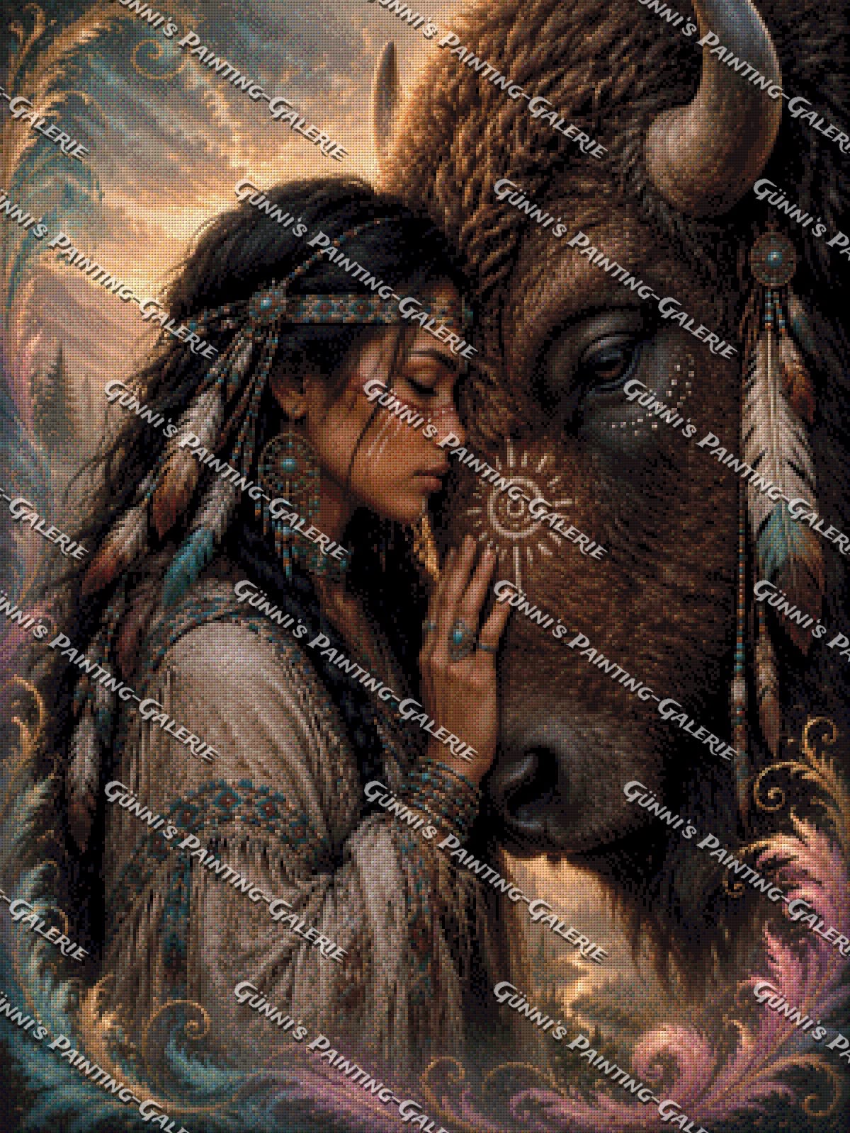 Seelenverbindung by Biggilee_Art 75x100 140 Farben