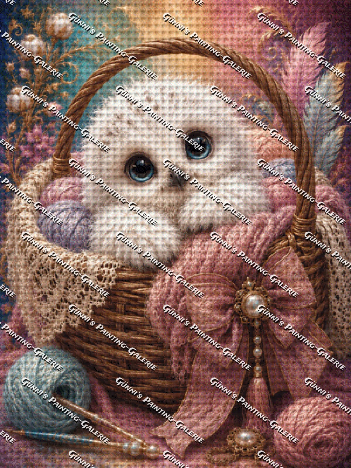 Im Korb der Geborgenheit by Biggilee_Art 75x100 195 Farben