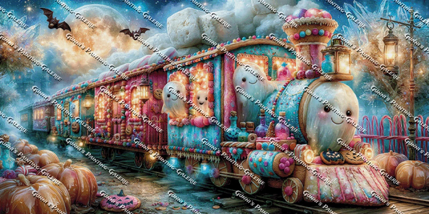 Die Geisterbahn der Träume by Elly_A.I. 160x80 340 Farben