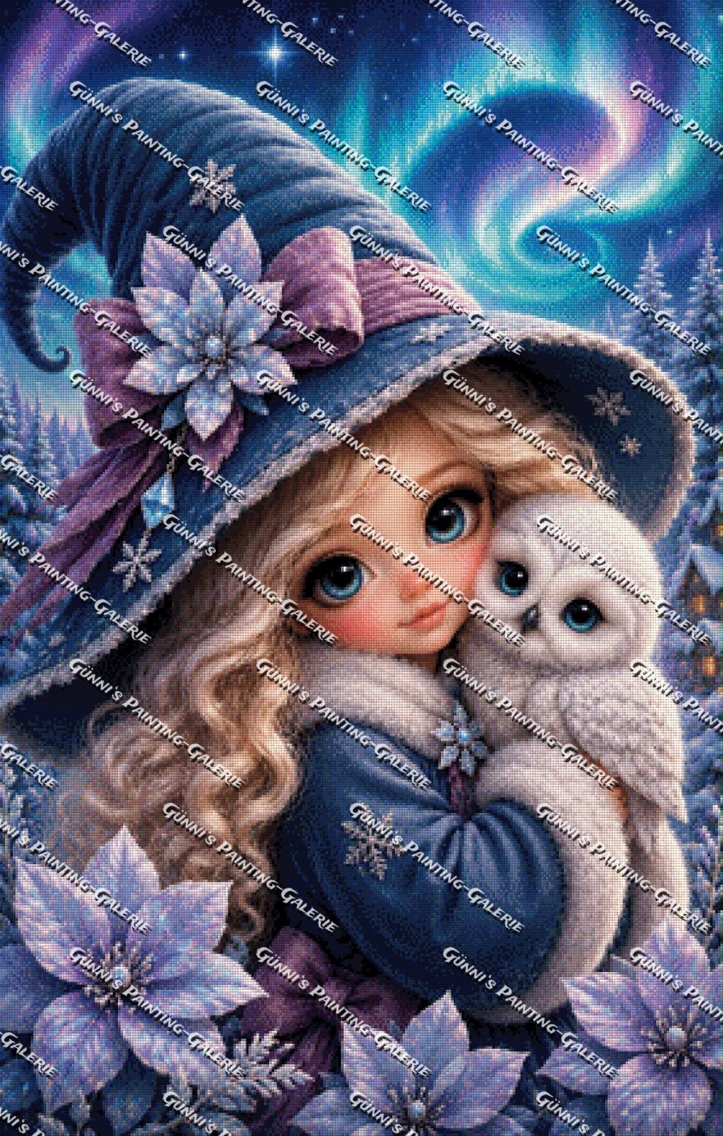 Die kleine Winterhexe by Biggilee_Art 70x110 205 Farben