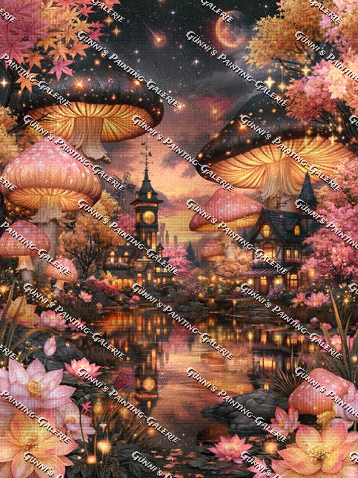Das leuchtende Pilzparadies by Sweet_Loco_AI 90x120 210 Farben