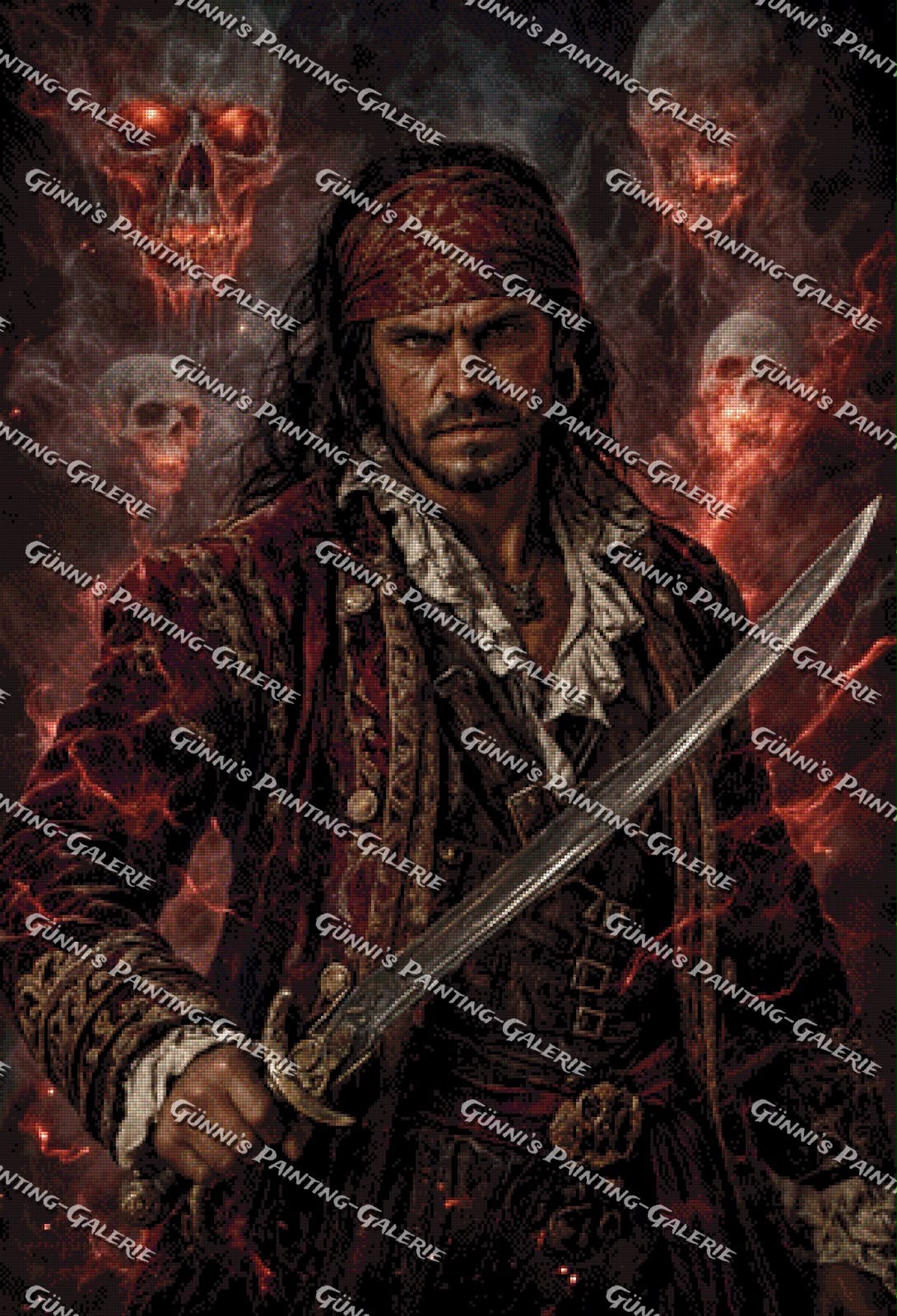 Seelen des Piraten by Biggilee_Art 75x110 110 Farben