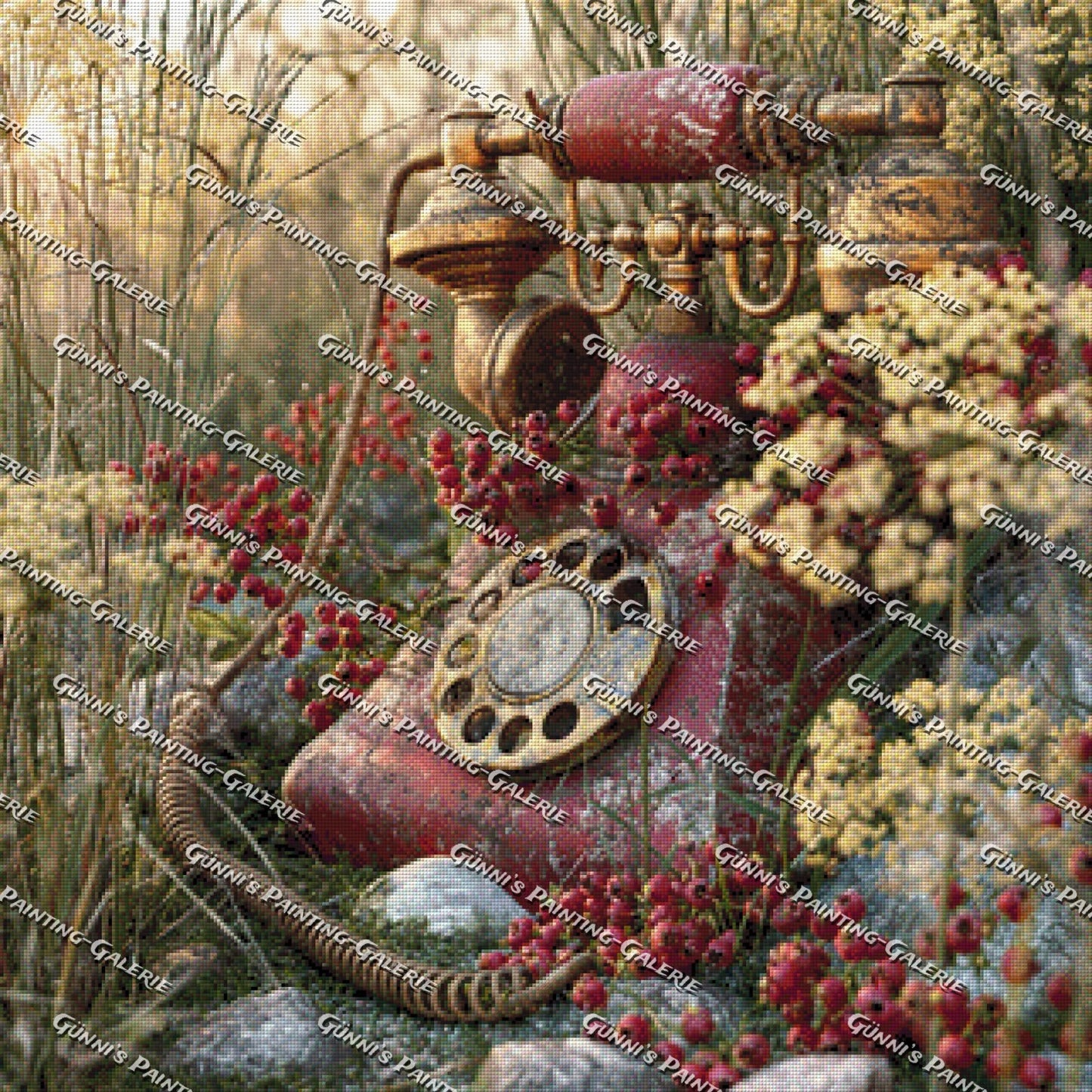 LostPlace Original - Ein Ruf aus alter Zeit by QN 80x80 235 Farben