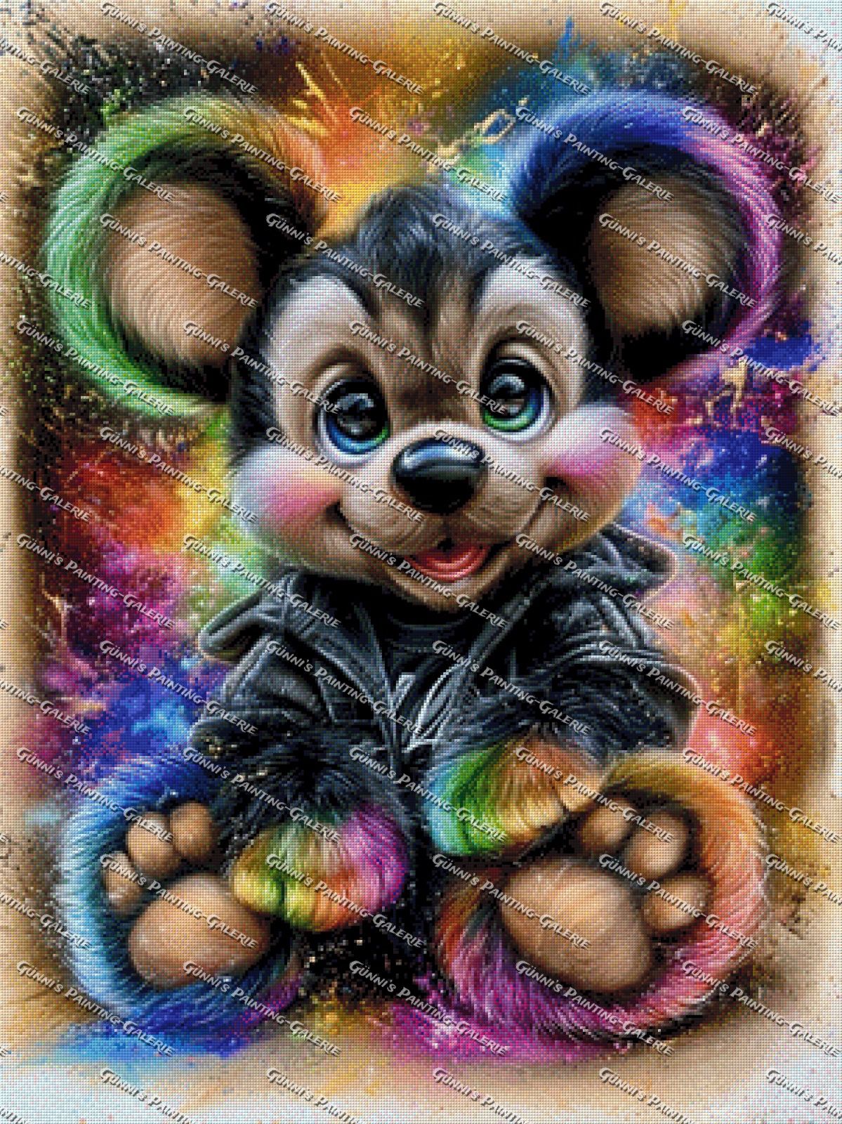 Regenbogenmäuschen by Andastra_DP 75x100 280 Farben
