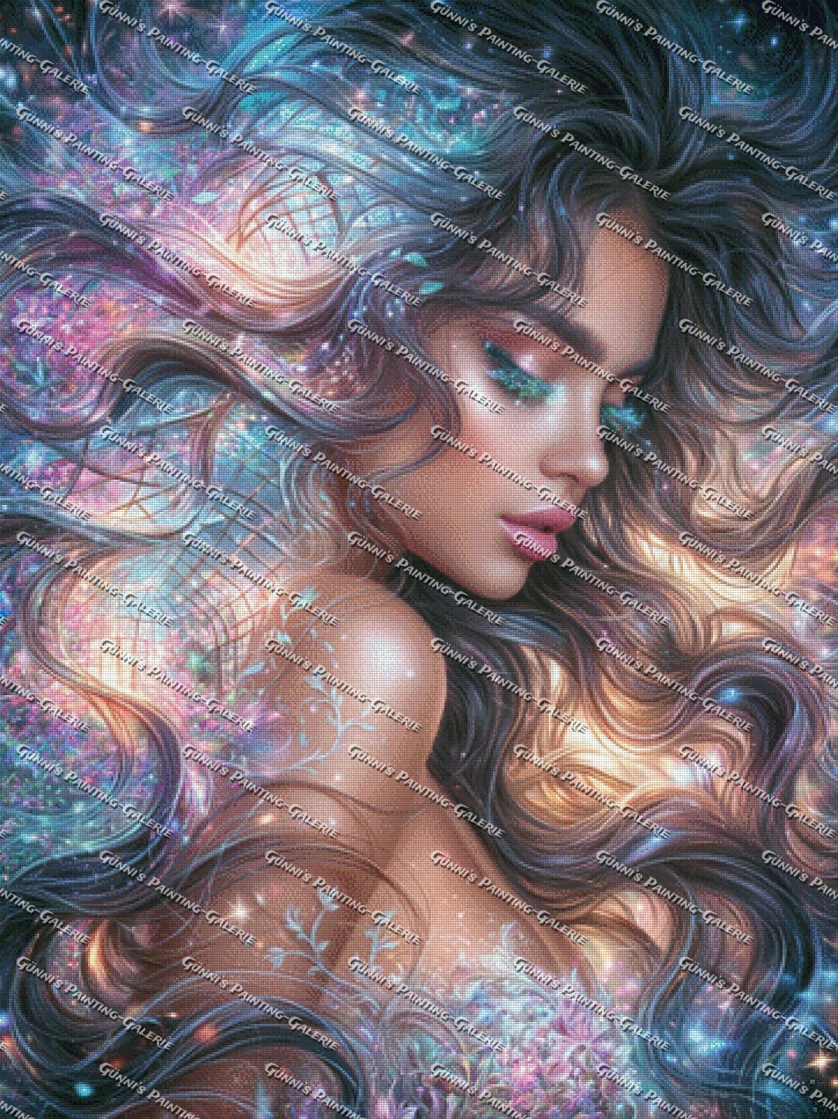 Kosmische Schönheit by illumaris KI_Art 90x120 225 Farben