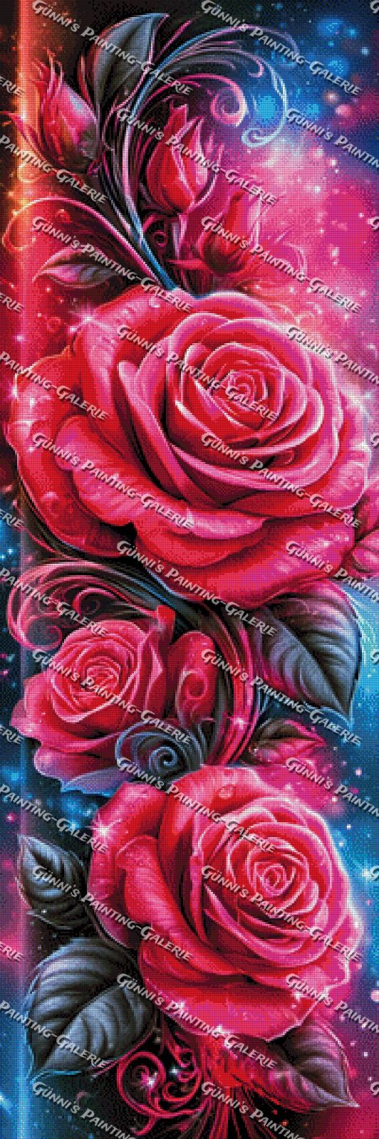 Magie der roten Rose by Elly_A.I. 50x150 240 Farben