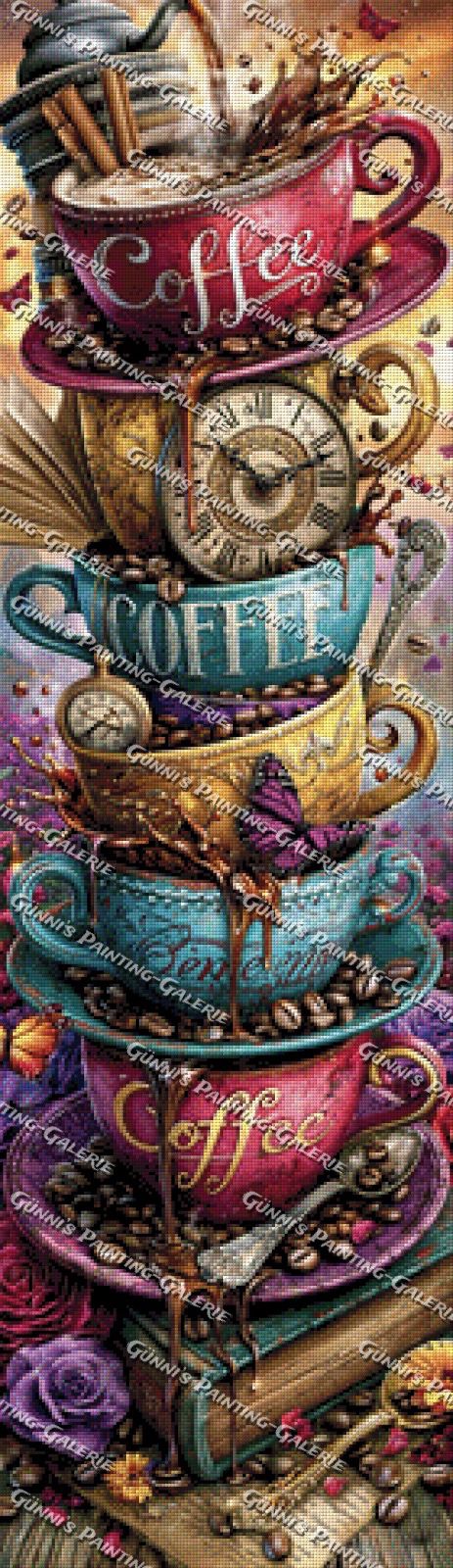 Zwischen Kaffee und Zeit by QN 35x120 285 Farben