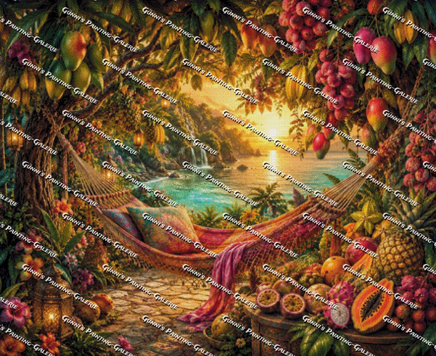 Tropische Träume by BBabbsi 110x90 275 Farben
