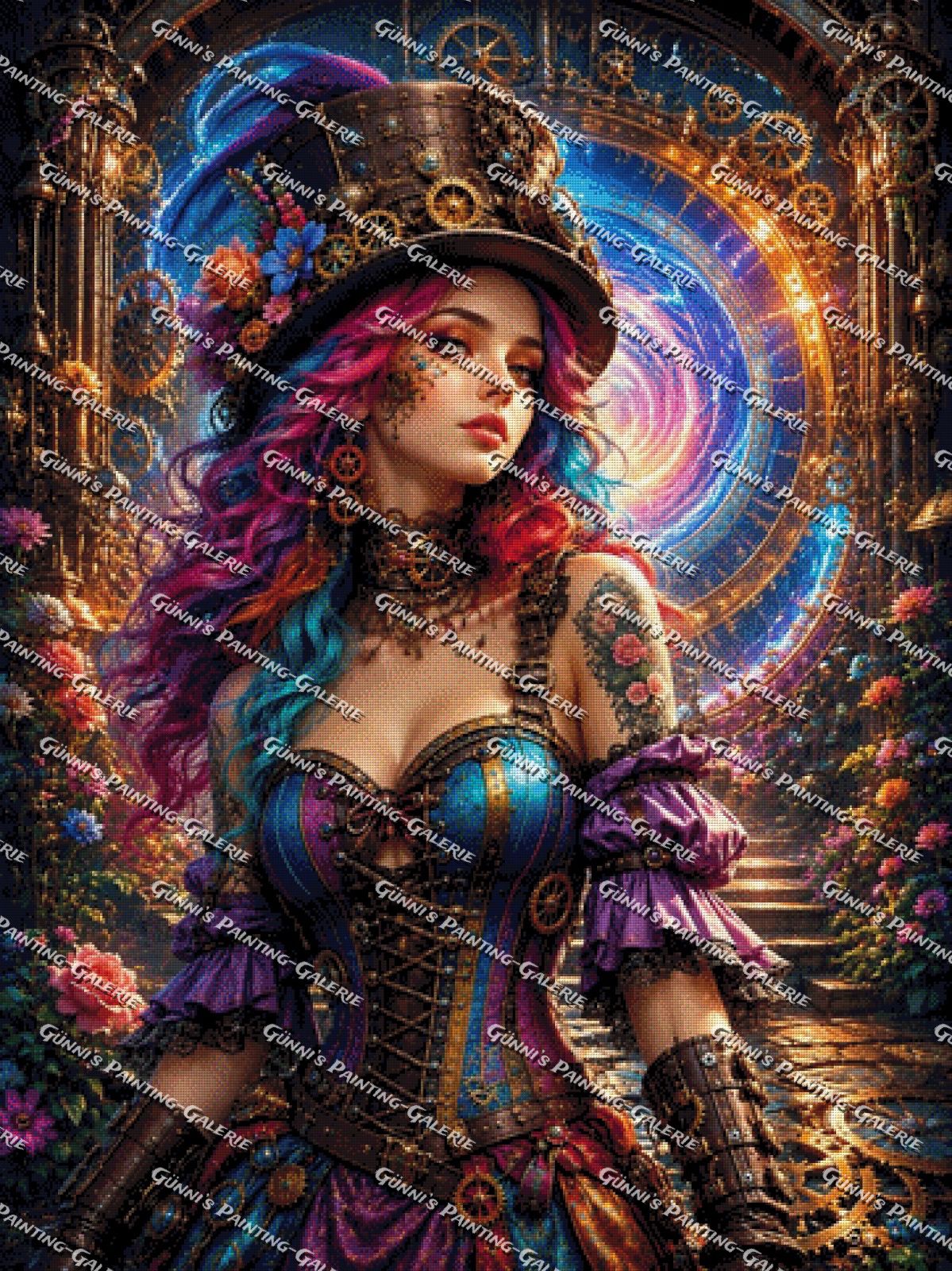 Portal der Zeit by Andy‘s_AI_Art 90x120 300 Farben
