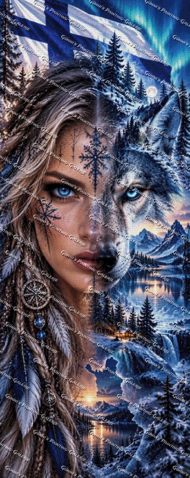 Im Herzen der Wildnis by Andy‘s_AI_Art 60x150 205 Farben
