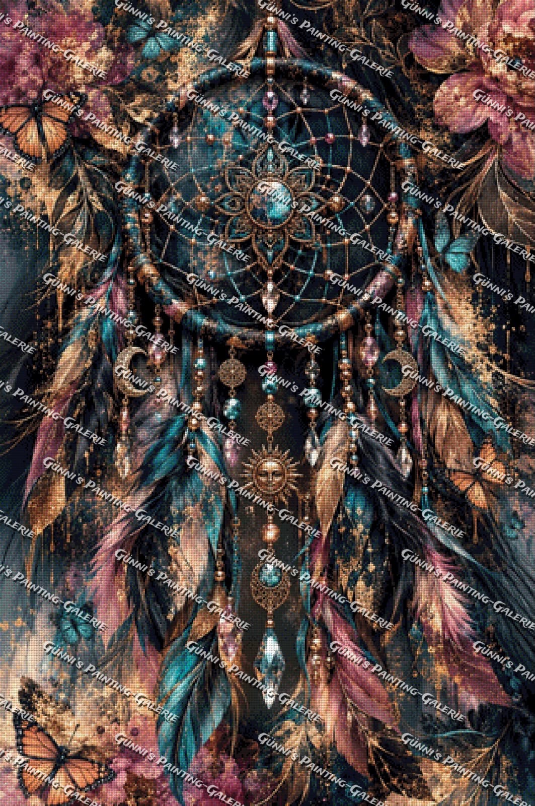 Mystischer Traumfänger by Andy‘s_AI_Art 80x120 225 Farben