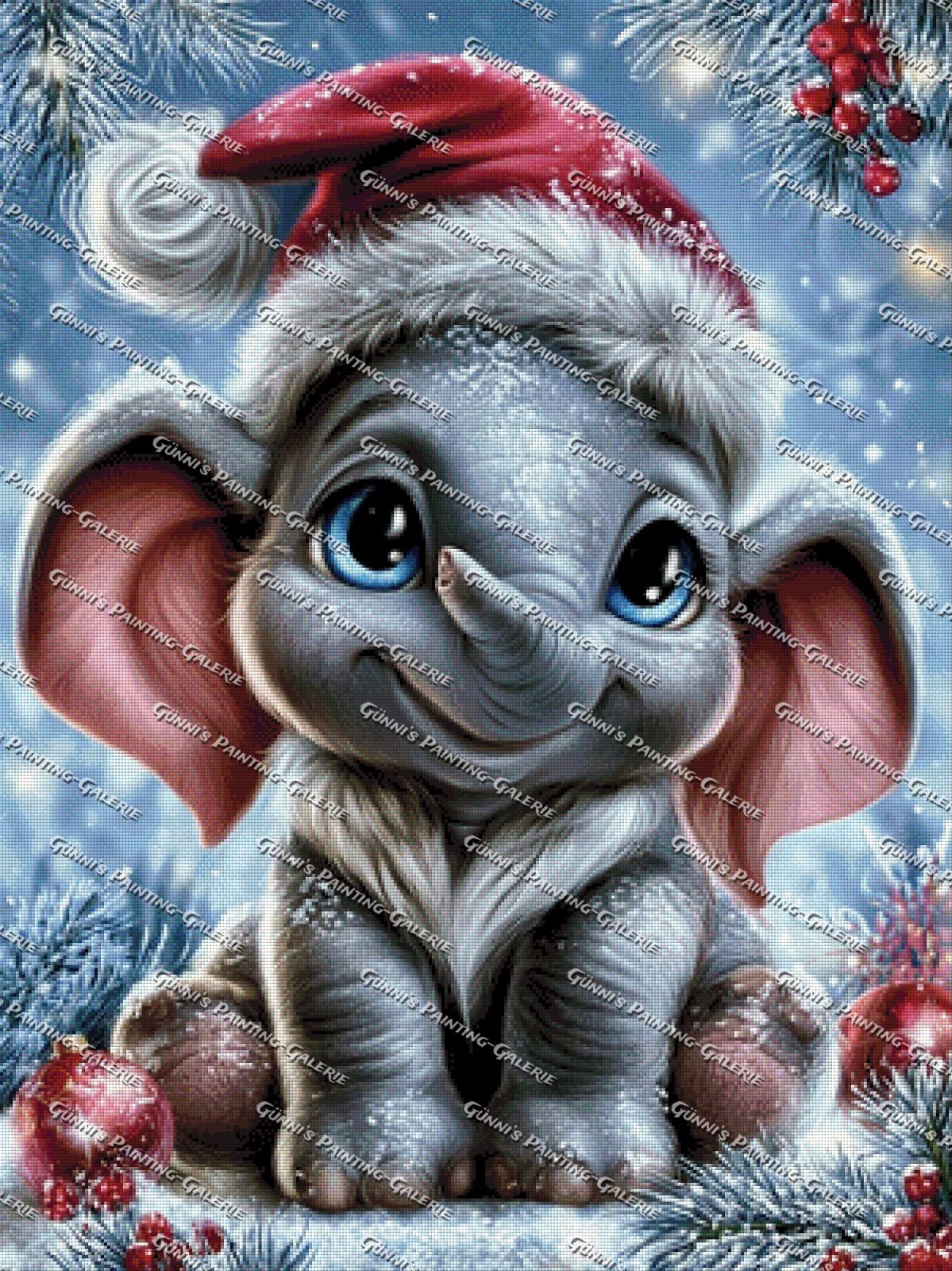 Elefantastische Weihnachten by Andastra_DP 75x100 220 Farben