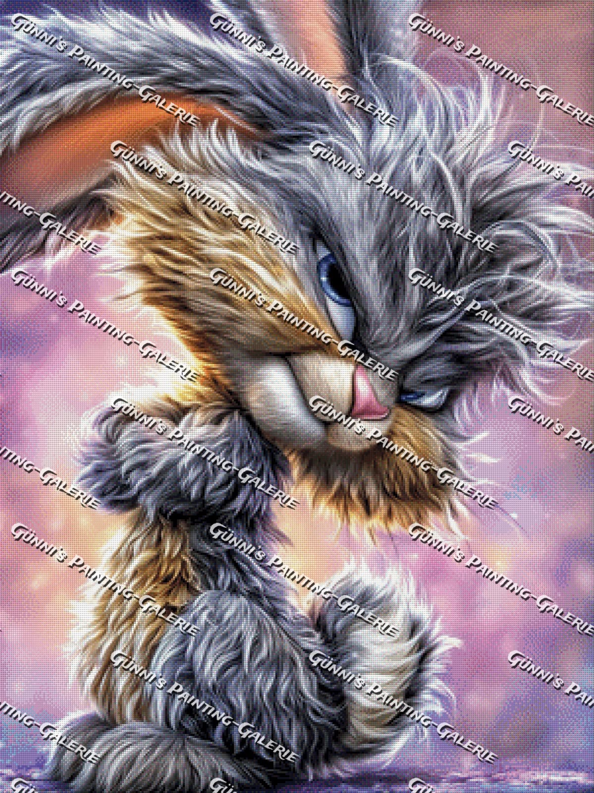 Stolzer Hase by Sweet_Loco_AI 75x100 185 Farben