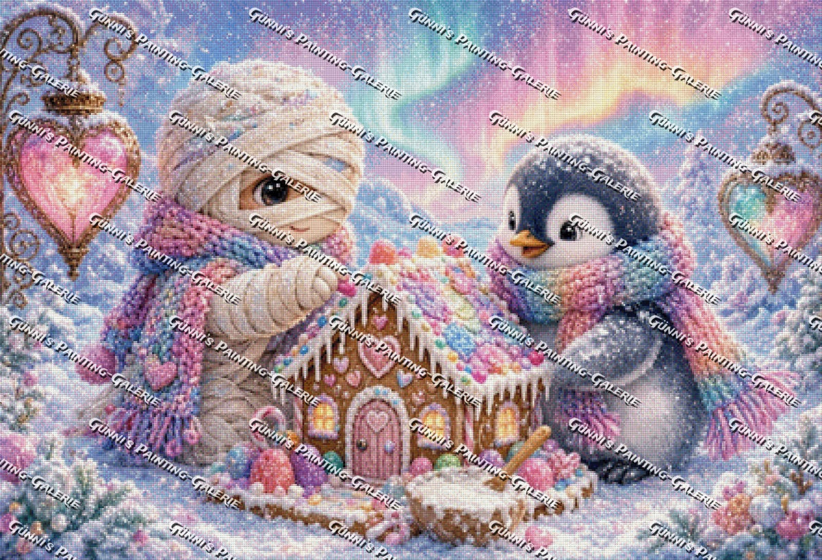 Zuckersüße Winterfreunde by Elly_A.I. 110x75 275 Farben