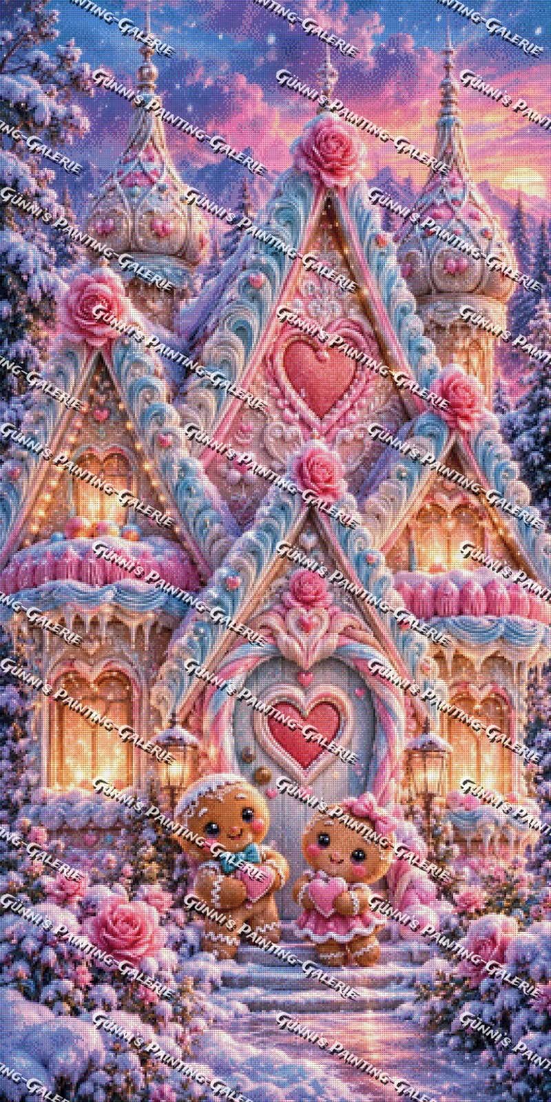 Winterzauber im Zuckerland by Elly_A.I. 70x140 275 Farben