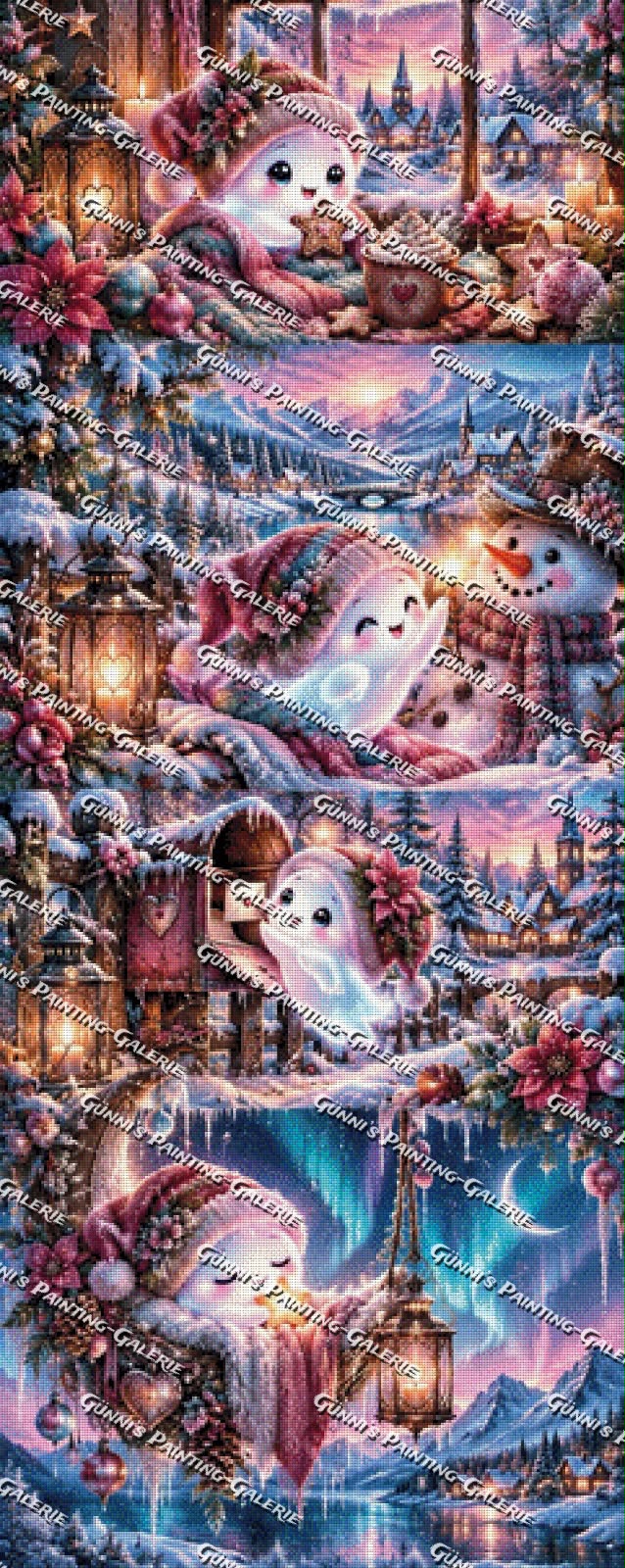 Winterreise des kleinen Geistes by Elly_A.I. 60x150 285 Farben
