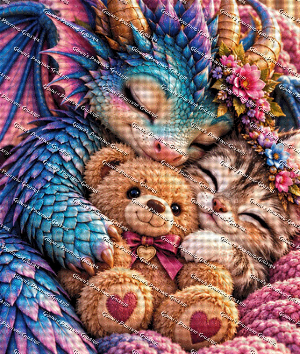Kuschelbande by Glaze_AI 85x100 300 Farben
