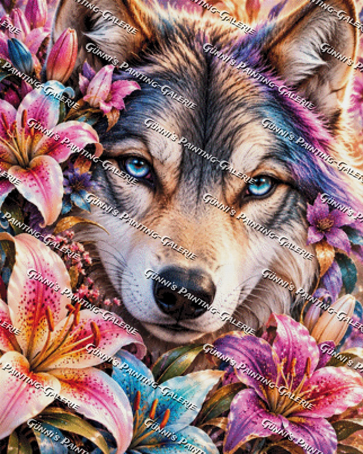 Seele des Wolfe by Andy‘s_AI_Art 80x100 290 Farben