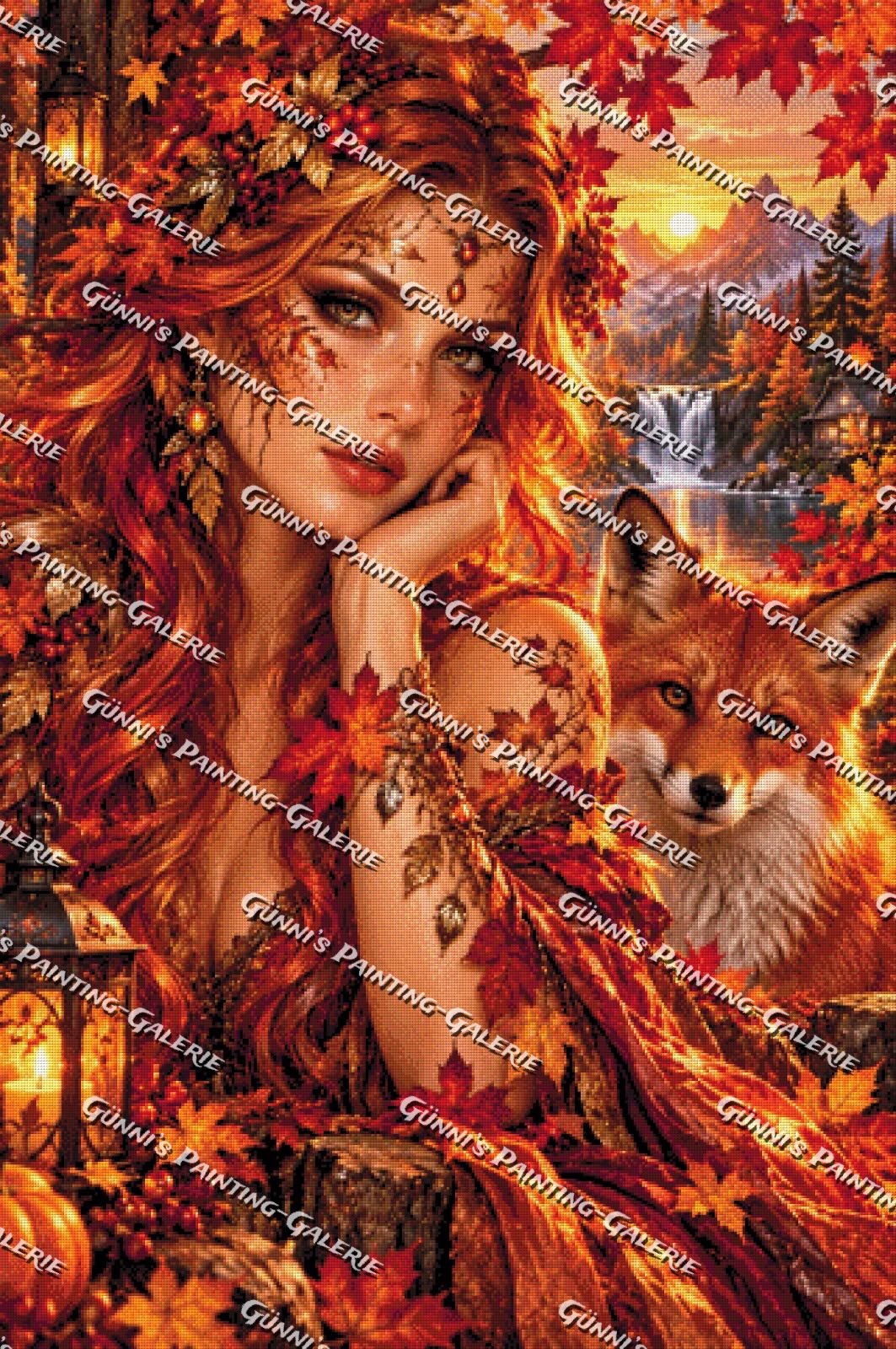Magie der fallenden Blätter by Andy‘s_AI_Art 80x120 185 Farben
