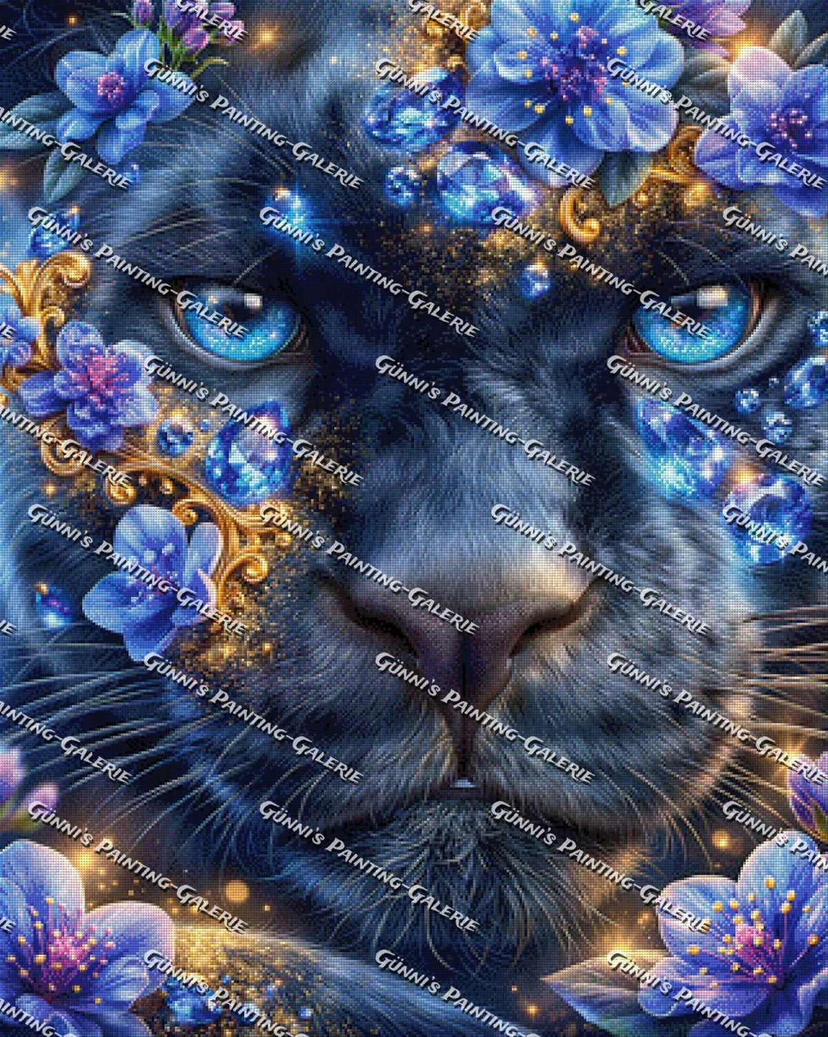 Augen der Ewigkeit by illumaris KI_Art 80x100 240 Farben